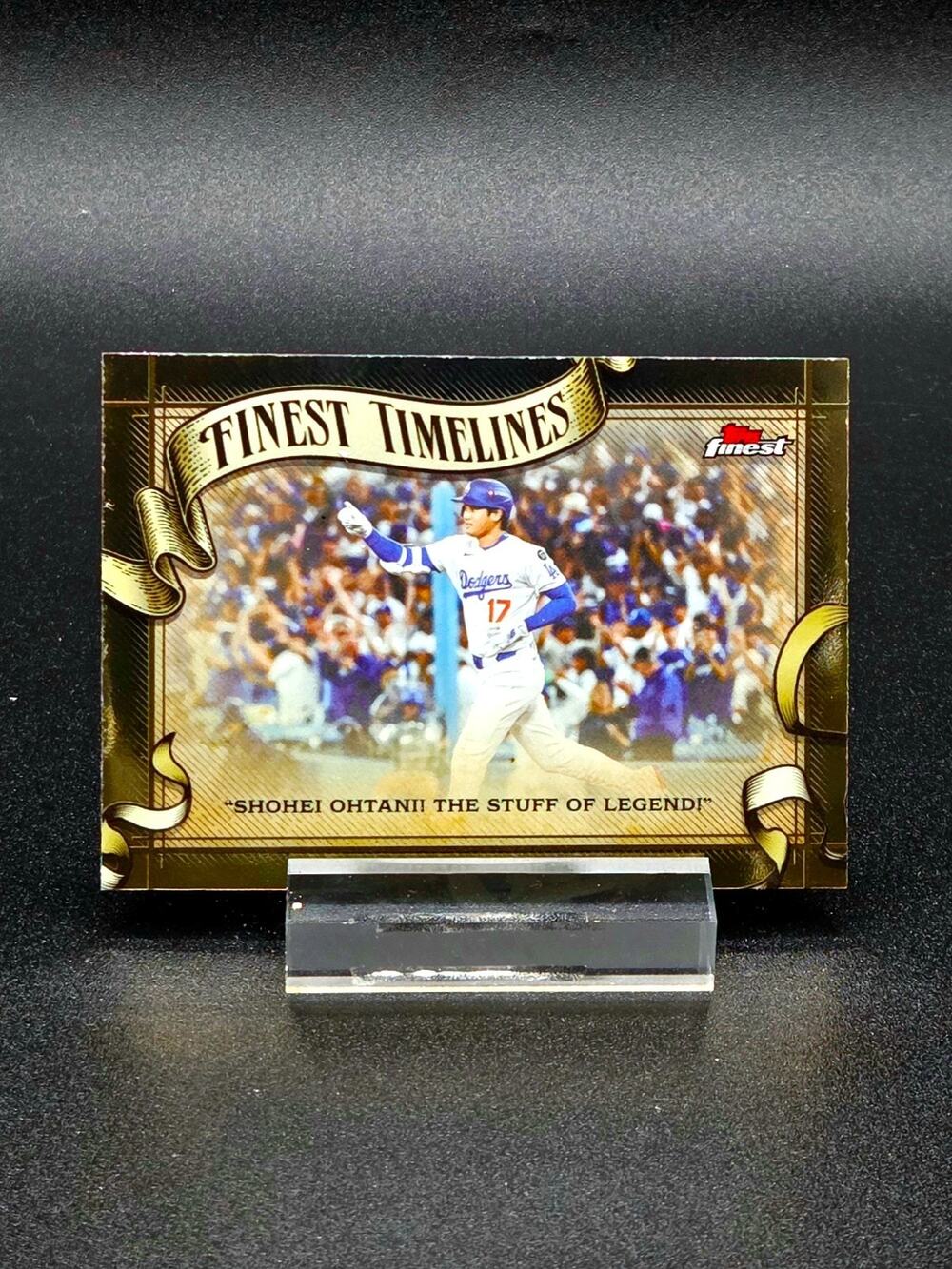 Rare 2026 Topps Finest Timelines Shohei Ohtani Dodgers Insert